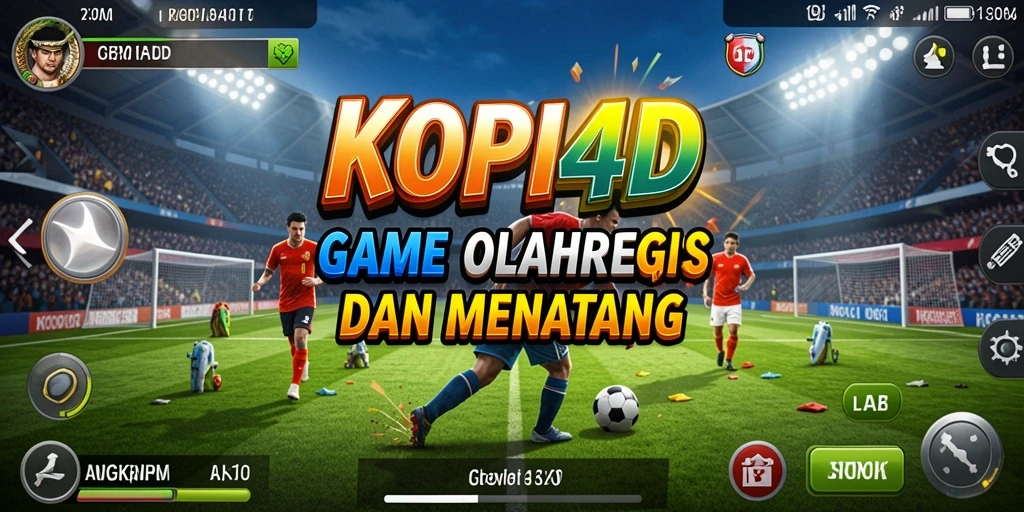 Screenshot KOPI4D menampilkan aksi seru dalam permainan olahraga.