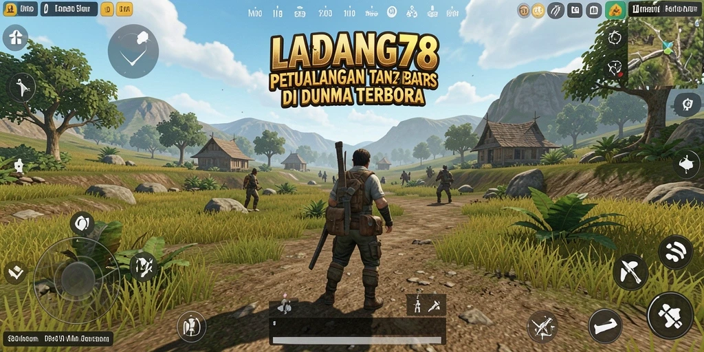 Tampilan gameplay yang menakjubkan di dunia terbuka LADANG78.