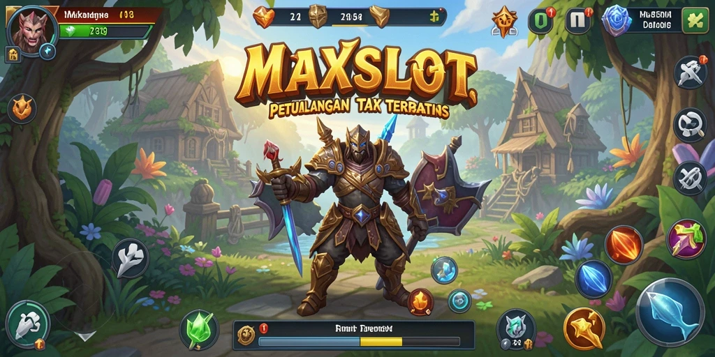 Tangkapan layar menunjukkan dunia luas dan petualangan seru di MAXSLOT.