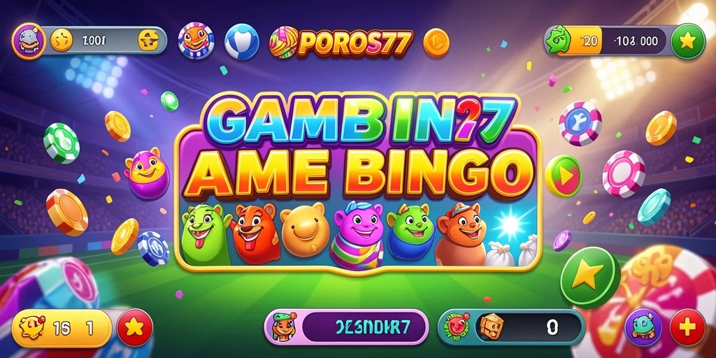 Tampilan gameplay seru di POROS77 Bingo.