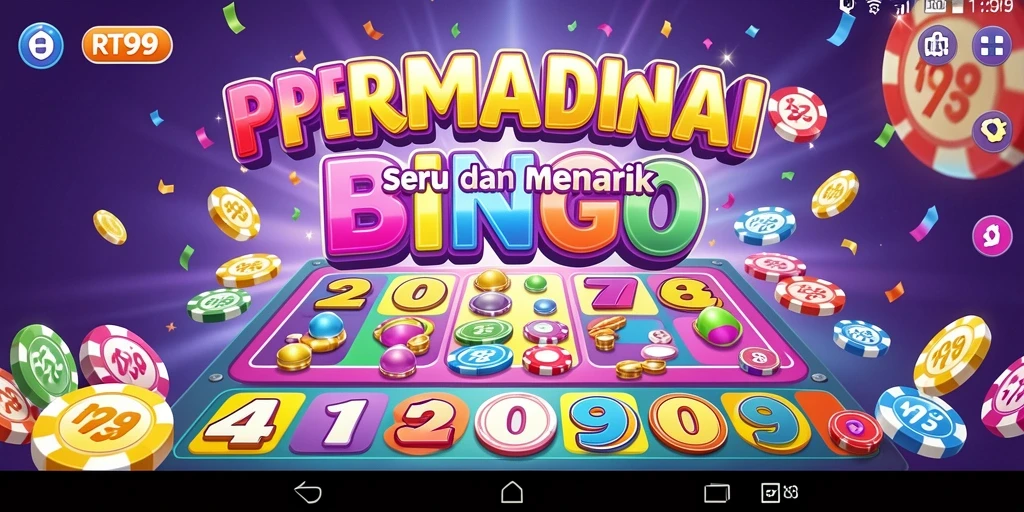 Screenshot gameplay RT99 menampilkan aksi seru permainan Bingo.