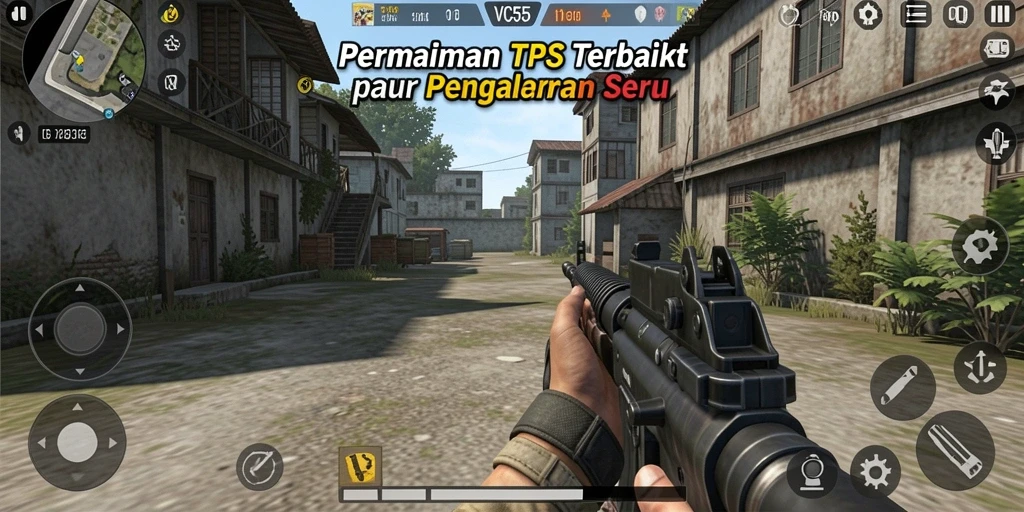 Gambaran gameplay VC55 menunjukkan aksi pertempuran yang mendebarkan.